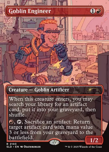 Goblin Engineer 2103, carta de Magic: The Gathering de Secret Lair Drop