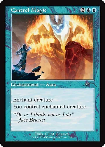 Control Magic 2151, carta de Magic: The Gathering de Secret Lair Drop