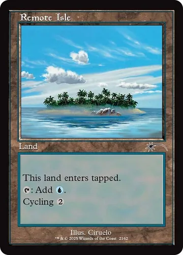 Remote Isle 2162, carta de Magic: The Gathering de Secret Lair Drop