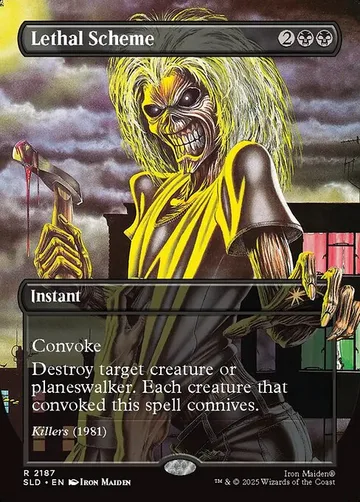 Lethal Scheme 2187, carta de Magic: The Gathering de Secret Lair Drop