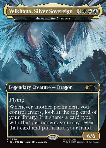 Amareth, the Lustrous 2254, carta de Magic: The Gathering de Secret Lair Drop