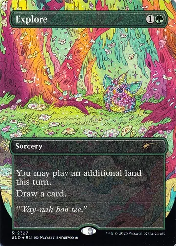 Explore 2327, carta de Magic: The Gathering de Secret Lair Drop