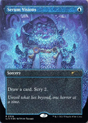 Serum Visions 2338, carta de Magic: The Gathering de Secret Lair Drop