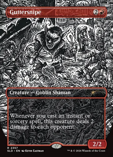 Guttersnipe 2357, carta de Magic: The Gathering de Secret Lair Drop