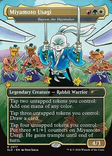 Baylen, the Haymaker 2377, carta de Magic: The Gathering de Secret Lair Drop