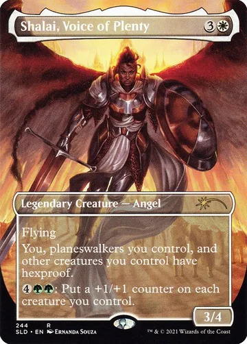 Shalai, Voice of Plenty 244, carta de Magic: The Gathering de Secret Lair Drop
