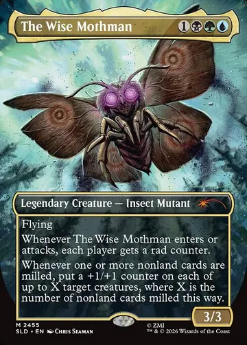 The Wise Mothman 2455, carta de Magic: The Gathering de Secret Lair Drop