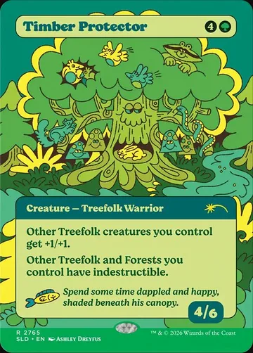 Timber Protector 2765, carta de Magic: The Gathering de Secret Lair Drop