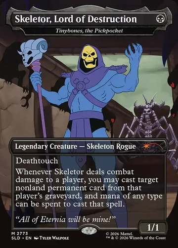 Tinybones, the Pickpocket 2773, carta de Magic: The Gathering de Secret Lair Drop