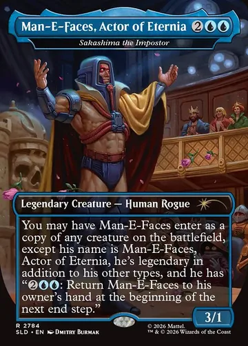 Sakashima the Impostor 2784, carta de Magic: The Gathering de Secret Lair Drop