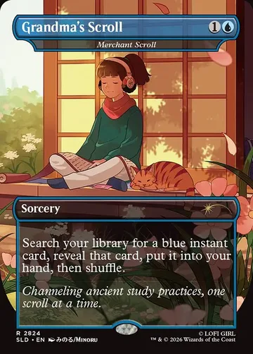Merchant Scroll 2824, carta de Magic: The Gathering de Secret Lair Drop