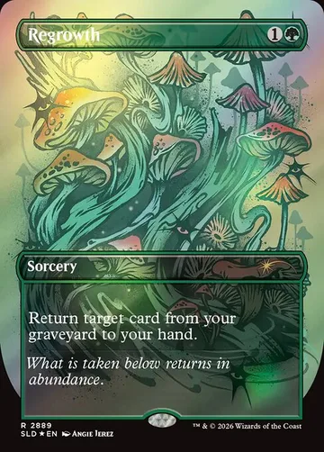 Regrowth 2889, carta de Magic: The Gathering de Secret Lair Drop
