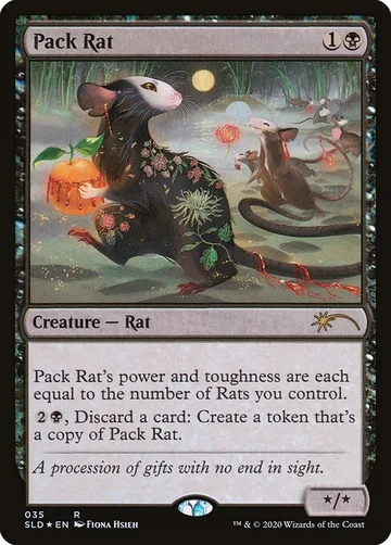 Pack Rat 35, carta de Magic: The Gathering de Secret Lair Drop