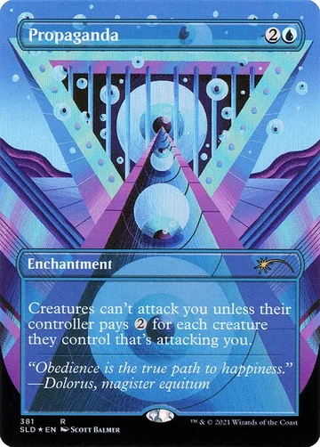 Propaganda // Propaganda 381, carta de Magic: The Gathering de Secret Lair Drop