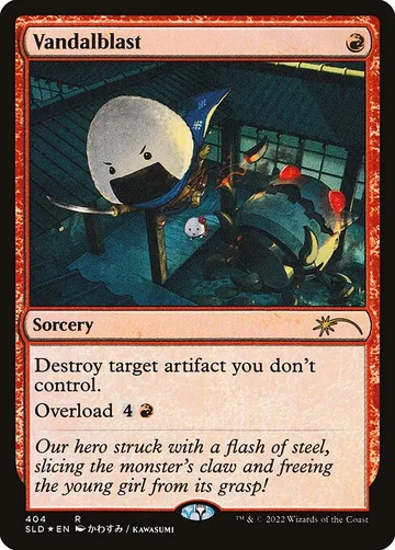 Vandalblast 404, carta de Magic: The Gathering de Secret Lair Drop