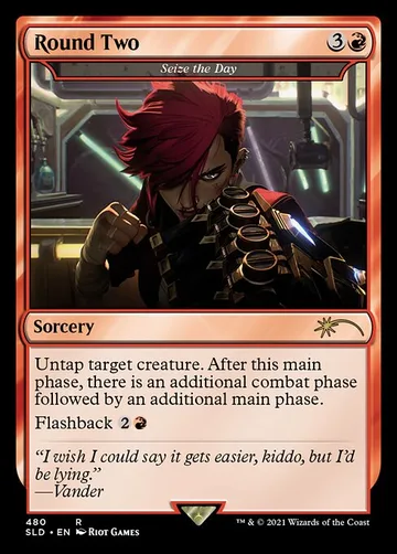 Seize the Day 480, carta de Magic: The Gathering de Secret Lair Drop