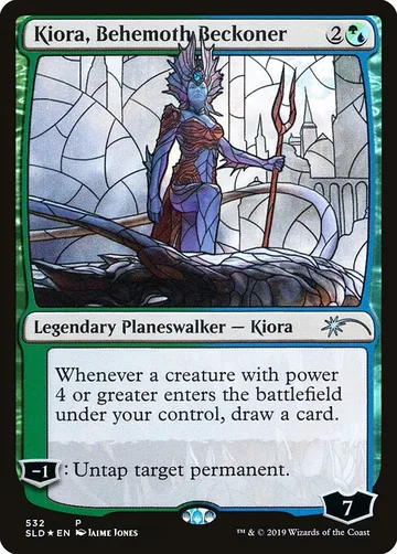 Kiora, Behemoth Beckoner 532, carta de Magic: The Gathering de Secret Lair Drop