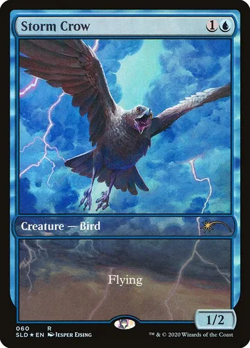 Storm Crow 60, carta de Magic: The Gathering de Secret Lair Drop