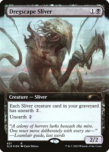 Dregscape Sliver 631, carta de Magic: The Gathering de Secret Lair Drop