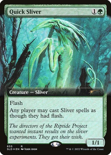 Quick Sliver 655, carta de Magic: The Gathering de Secret Lair Drop