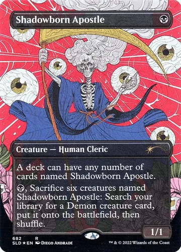 Shadowborn Apostle 682, carta de Magic: The Gathering de Secret Lair Drop