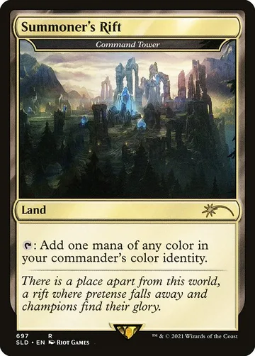 Command Tower 697, carta de Magic: The Gathering de Secret Lair Drop