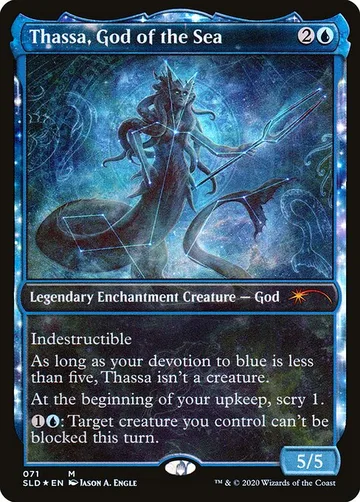 Thassa, God of the Sea 71, carta de Magic: The Gathering de Secret Lair Drop