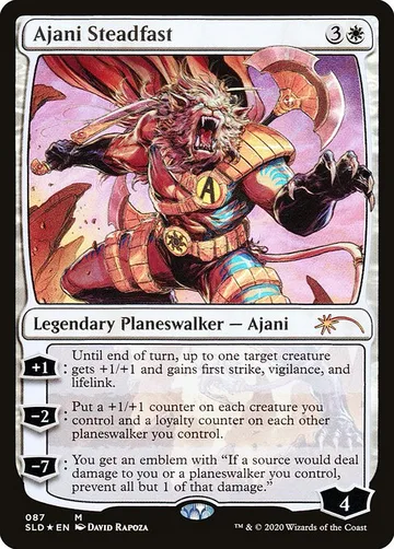 Ajani Steadfast 87, carta de Magic: The Gathering de Secret Lair Drop