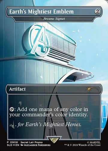 Arcane Signet 908, carta de Magic: The Gathering de Secret Lair Drop