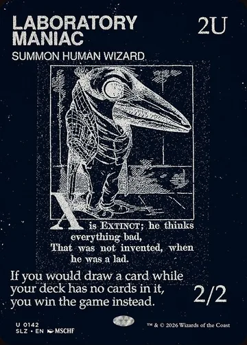 Laboratory Maniac 142, carta de Magic: The Gathering de The Zeta Set