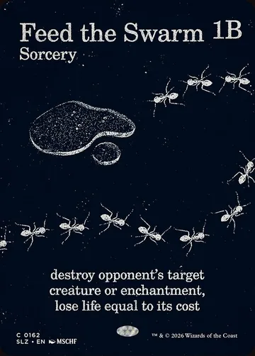 Feed the Swarm 162, carta de Magic: The Gathering de The Zeta Set