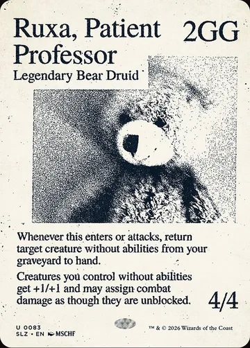 Ruxa, Patient Professor 83