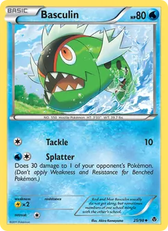 Basculin 25/98, carta de Pokémon de Fuerzas Emergentes