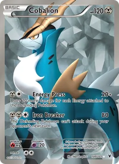 Cobalion 100/101, carta de Pokémon de Nobles Victorias