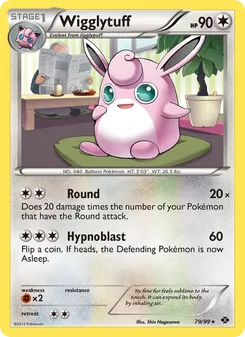 Wigglytuff 79/99, carta de Pokémon de Próximos Destinos