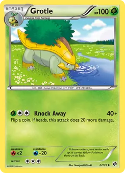 Grotle 2/135, carta de Pokémon de Tormenta Plasma