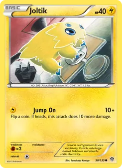 Joltik 50/135, carta de Pokémon de Tormenta Plasma