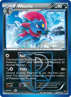 Weavile 66/116