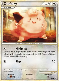 Clefairy 54/95, carta de Pokémon de Llamada de las Leyendas