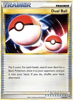 Dual Ball 78/95, carta de Pokémon de Llamada de las Leyendas