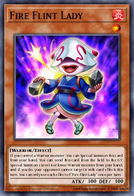 Dama del Pedernal BLAR-034, carta de Yu-Gi-Oh! de Battles of Legend: Armageddon