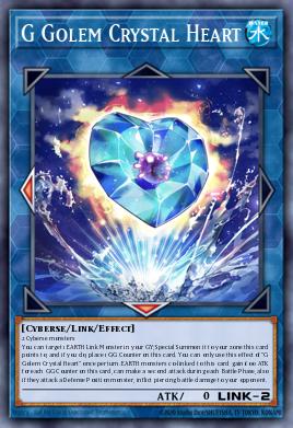 G Gólem Corazón de Cristal BLCR-042, carta de Yu-Gi-Oh! de Battles of Legend: Crystal Revenge