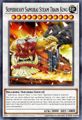 Samurai Superpesado Rey Locomotora de Vapor BLLR-011