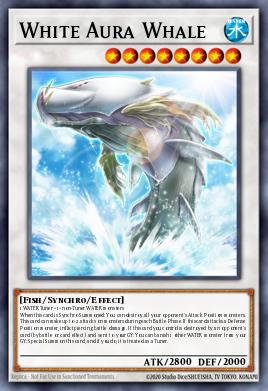 Ballena de Aura Blanca BLLR-020, carta de Yu-Gi-Oh! de Battles of Legend: Light's Revenge