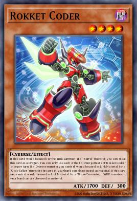 Cohette Codificador BLMR-006, carta de Yu-Gi-Oh! de Battles of Legend: Monstrous Revenge