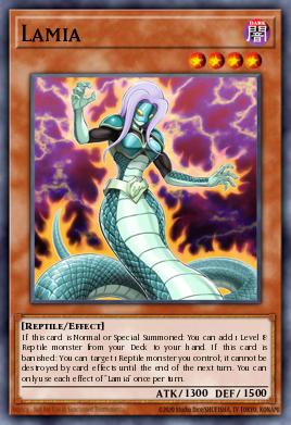 Lamia BLMR-021, carta de Yu-Gi-Oh! de Battles of Legend: Monstrous Revenge