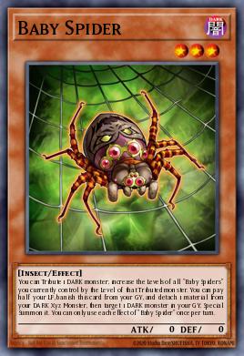 Araña Bebé BLMR-045, carta de Yu-Gi-Oh! de Battles of Legend: Monstrous Revenge