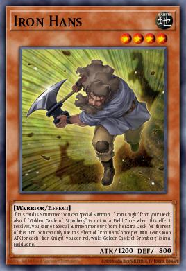 Hans de Acero BLRR-006, carta de Yu-Gi-Oh! de Battles of Legend: Relentless Revenge