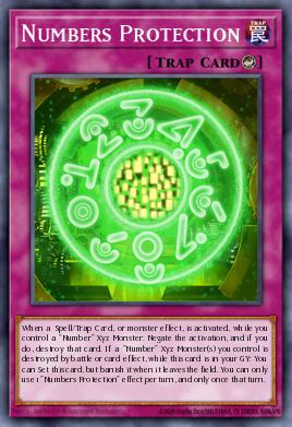 Protección de Números BROL-056, carta de Yu-Gi-Oh! de Brothers of Legend