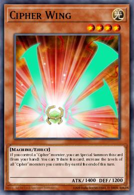 Ala Cifrada DLCS-124, carta de Yu-Gi-Oh! de Dragons of Legend: The Complete Series